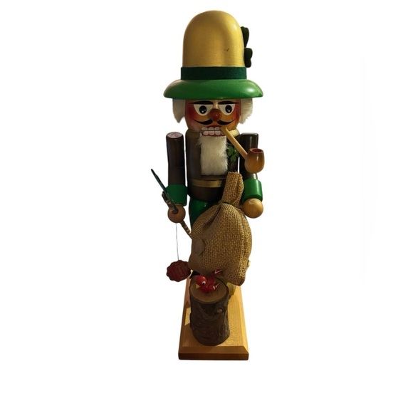 Steinbach Germany Nutcracker ST PATRICK S686 Liam Lucky Irish Leprechaun Stamped - Picture 1 of 14